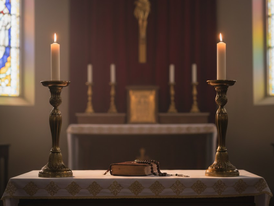 Chân nến đế tròn cao 30cm