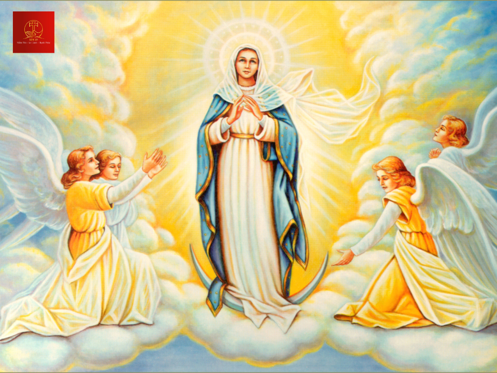 4-2-thanh-giuse Đức Mẹ Maria đáp lại lời xin vâng trước sứ thần, chấp nhận cưu mang Con Thiên Chúa