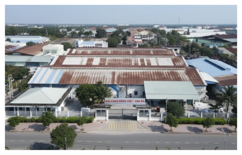 Nhà máy sản xuất tại Bình Dương có diện tích gần 12.00m2 của Kim Ân