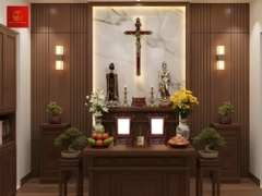 Tượng Đức Mẹ Fatima cao 40cm