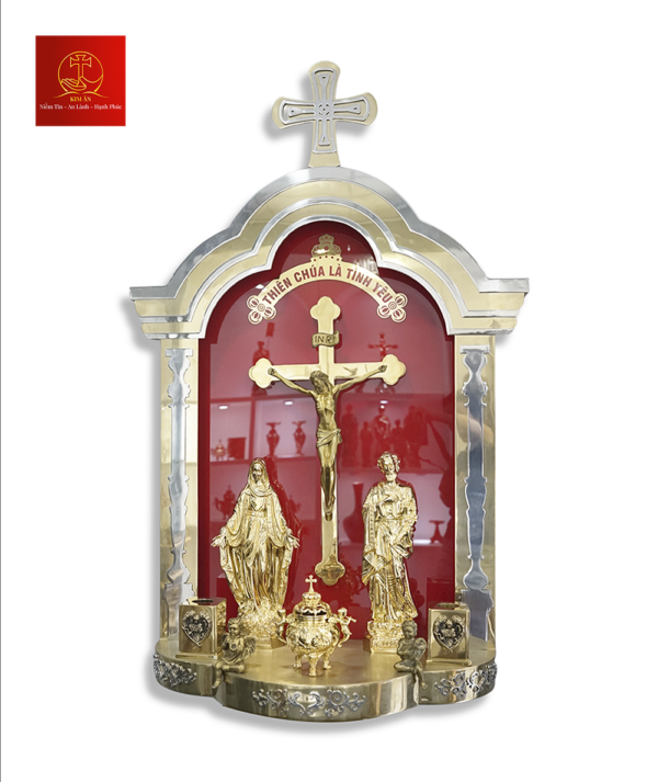 Bộ Bàn Thờ Công Giáo Inox