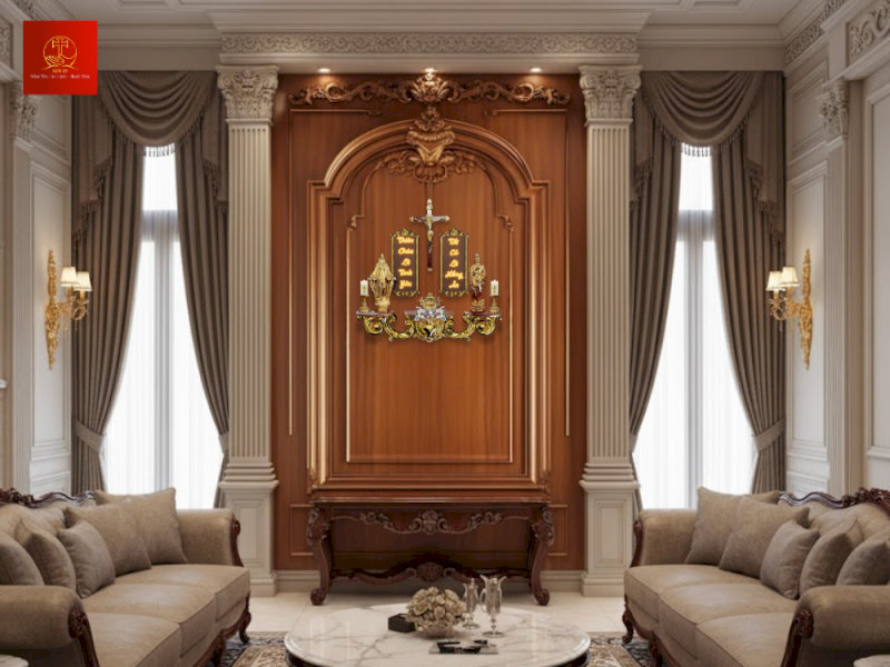 Cách bố trí bàn thờ Công giáo và lưu ý khi đặt cùng bàn thờ gia tiên