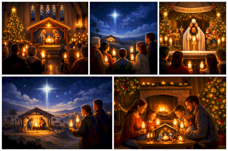 Canh thức Giáng sinh được tổ chức vào đêm 24/12