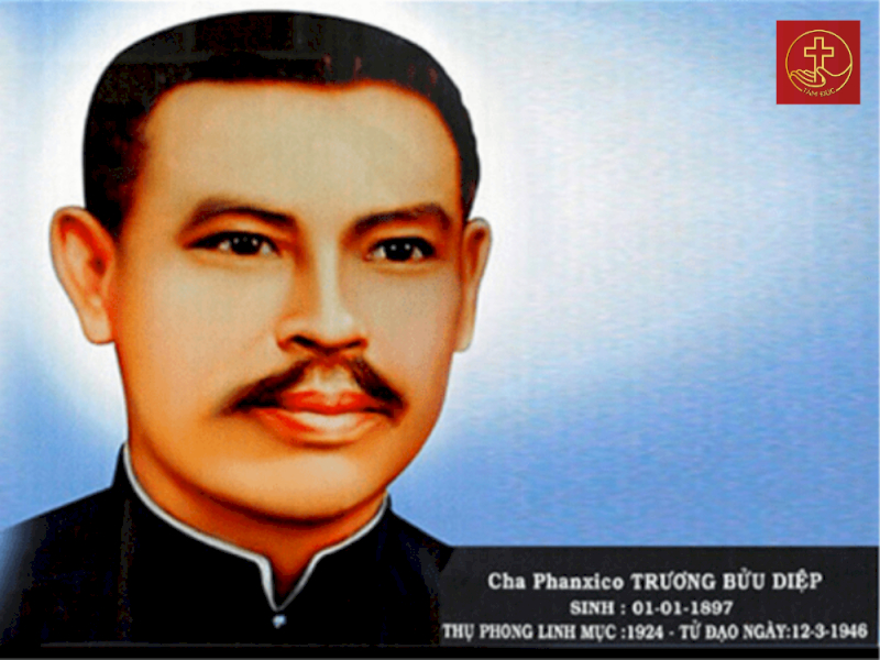 Chân dung Cha Trương Bửu Diệp thời trẻ, người con ưu tú của vùng đất An Giang đã sớm dâng mình cho Chúa để trở thành vị mục tử nhân lành.