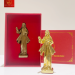 Tượng Chúa Thương Xót - cao 10 cm - Màu Gold