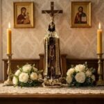 Tượng Đức Mẹ Fatima 30cm