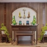 Tượng Đức Mẹ Fatima cao 35cm