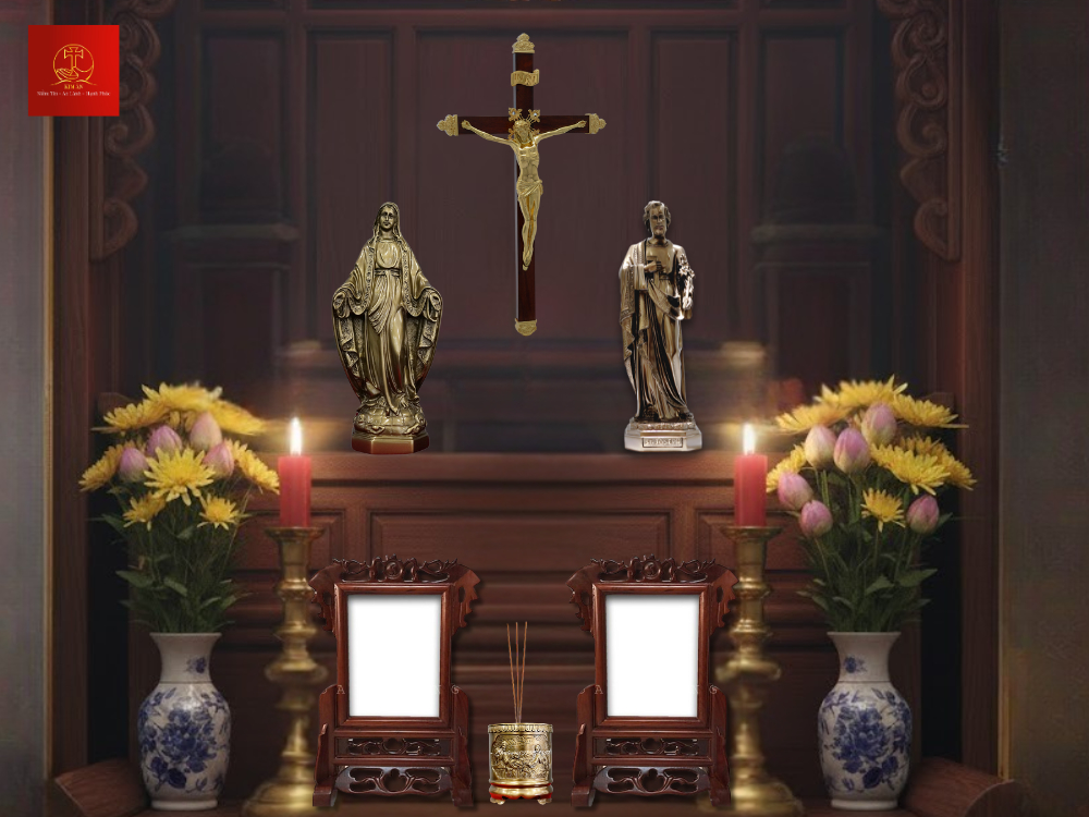 Kích thước 30cm nhỏ gọn phù hợp cho kệ trang trí và bàn thờ nhỏ.