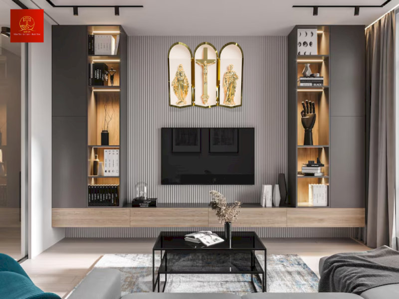 kich-thuoc-ban-tho-cong-giao-2-3-dam-bao-su-ton-nghiem-va-trang-trong-05 Không gian thờ phượng được bài trí trang trọng với bàn thờ Công giáo SFU-No.10