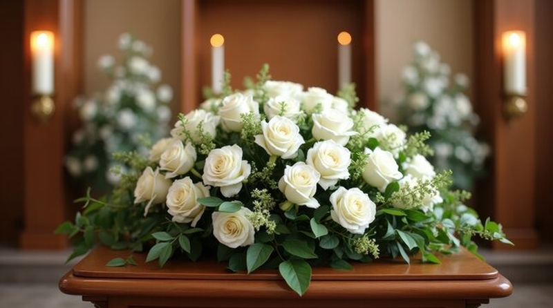 Kiểu cắm hoa này phù hợp với các bàn thờ tròn nhỏ hoặc bàn thờ tại gia có kích thước vuông, không quá dài