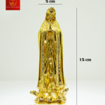 Tượng Đức Mẹ Fatima Màu Gold