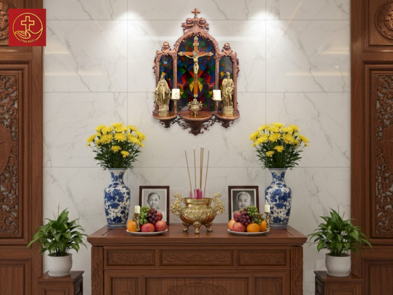 Cách đặt bàn thờ Chúa trong nhà đúng vị trí giúp đón Hồng Ân