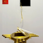 Nhà Tạm Quang Nhật Bằng Đồng Mạ Vàng 24k