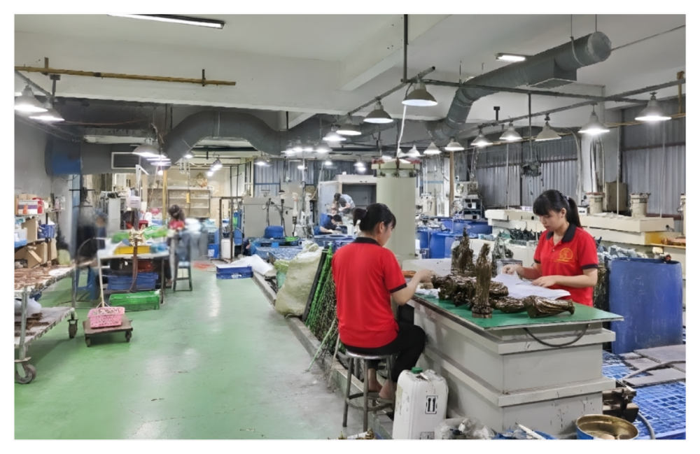 Không gian bên trong nhà máy sản xuất của Kim Ân