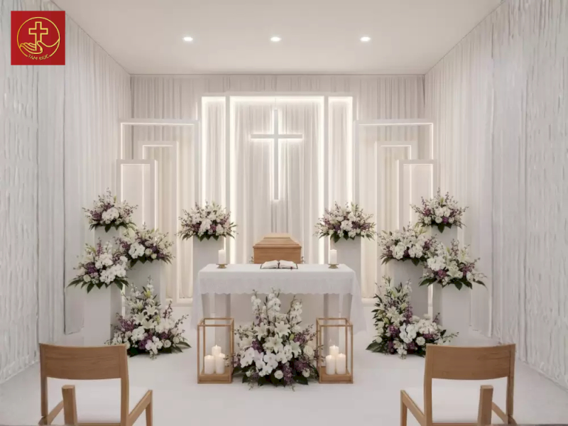 Phong cách tiễn biệt trang trọng kiểu Châu Âu.