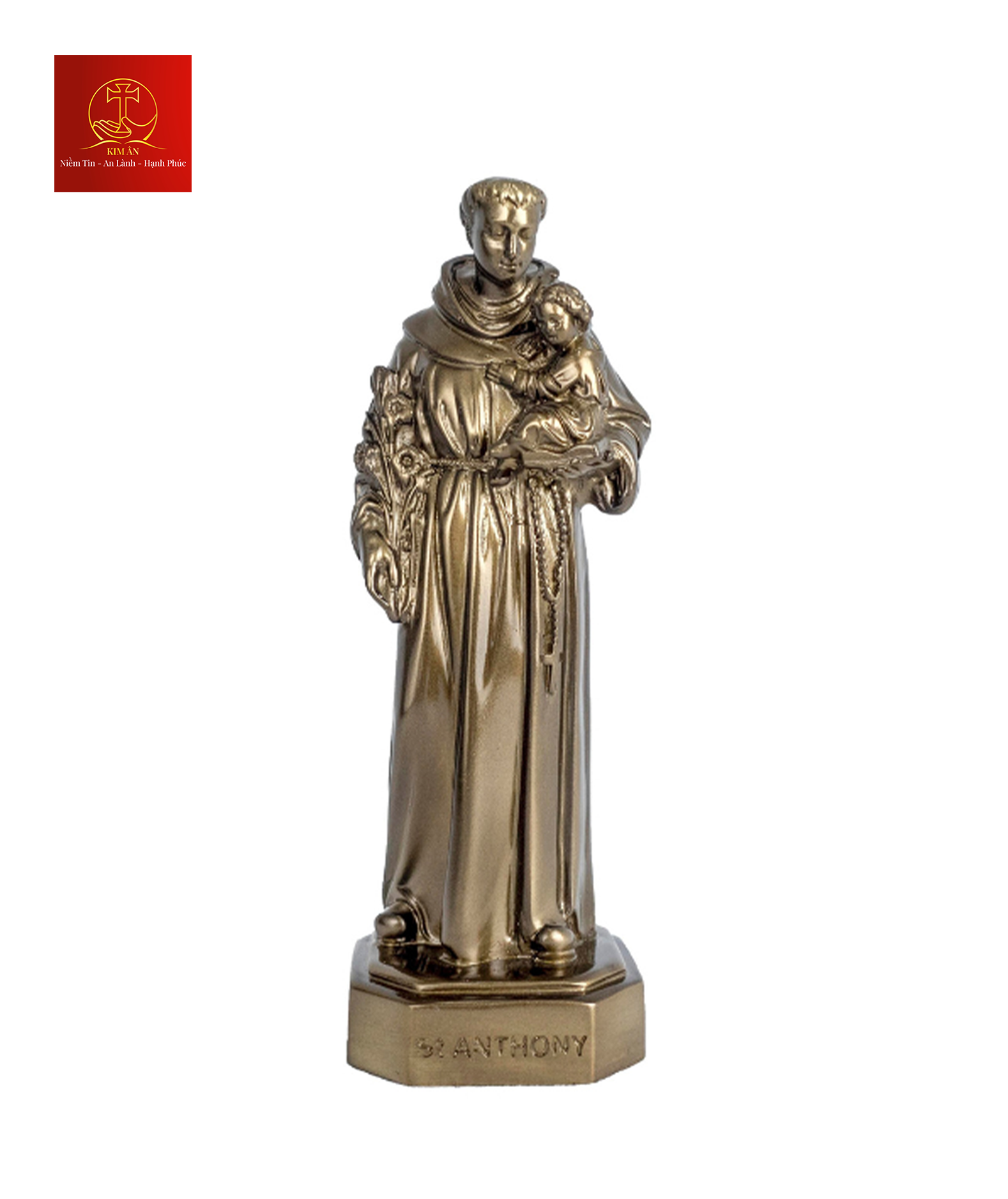 Tượng Thánh Anton – Màu Cổ Điển