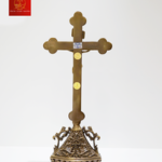 Mẫu Thánh Giá Hoa Đào Đẹp Có Đế Cao 42 cm - Màu Cổ Điển