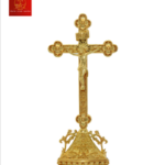 Thánh Giá Hoa Đào Có Đế Cao 60cm - Màu Gold
