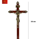 Thánh Giá Chúa Giêsu Bằng Gỗ Treo - Màu Cổ Điển