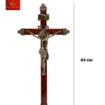 Thánh Giá Chúa Giêsu Bằng Gỗ Treo - Màu Cổ Điển