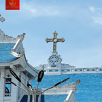 Thánh Giá Tháp Chuông Bằng Inox Cao 6 Mét