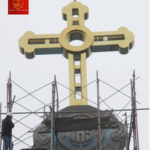 Thánh Giá Tháp Chuông Bằng Inox Cao 6 Mét