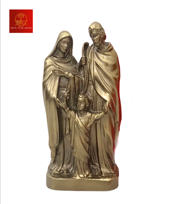 Tượng Thánh Gia 12cm - Màu Cổ Điển