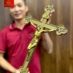 Thánh Giá Hoa Đào Cao 60 cm Bằng Nhôm