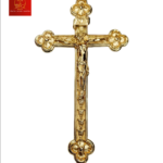 Thánh Giá Hoa Đào Không Đế - Màu Gold