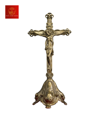 Thánh Giá Hoa Hồng Cao 42cm – Màu Cổ Điển