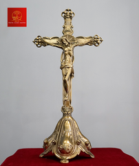Thánh Giá Hoa Hồng Cao 42cm - Màu Cổ Điển