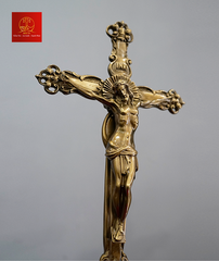 Thánh Giá Hoa Hồng Cao 42cm - Màu Cổ Điển