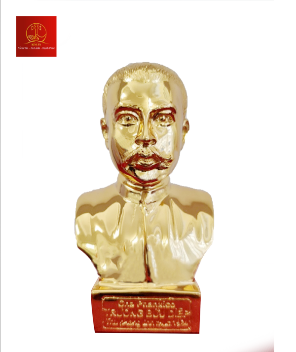 Tượng Cha Bửu Diệp Cao 13cm - Màu Gold