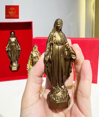 Tượng Mẹ Ban Ơn Bằng Đồng - Cao 10cm