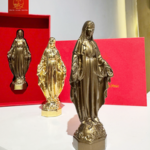 Tượng Mẹ Ban Ơn Bằng Đồng - Cao 10cm