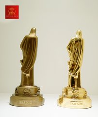 Mẹ Núi Cúi Bằng Đồng - Mạ Vàng Gold