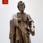 TƯỢNG THÁNH GIUSE BẰNG ĐỒNG - CAO 70 CM