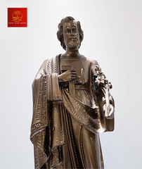 TƯỢNG THÁNH GIUSE BẰNG ĐỒNG - CAO 70 CM