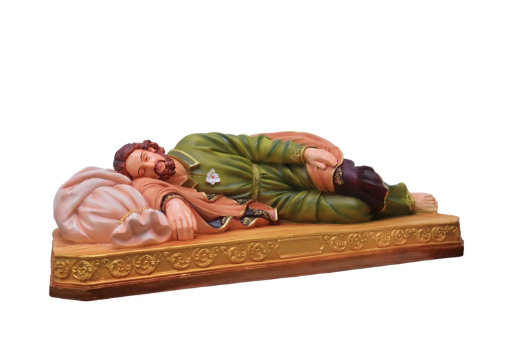 Tượng Thánh Giuse ngủ mang sứ điệp về sự bình an và lòng cậy trông tuyệt đối vào Thiên Chúa.