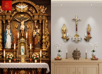 Bàn thờ chúa mẫu đương đại