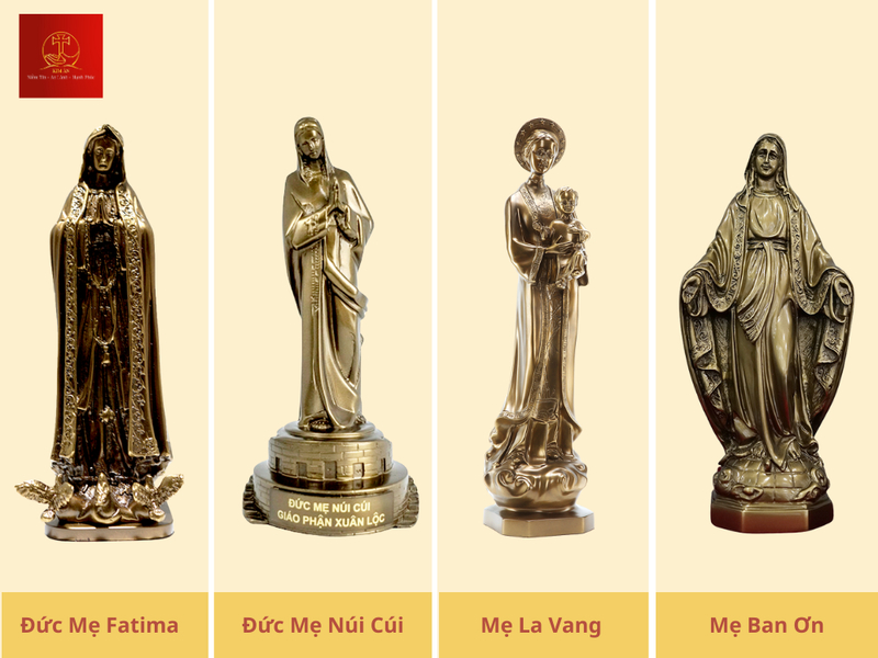 Các mẫu tượng Đức Mẹ Maria phổ biến