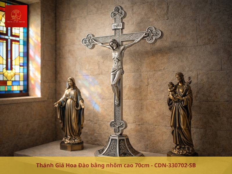 Mẫu Thánh giá Hoa Đào 70cm