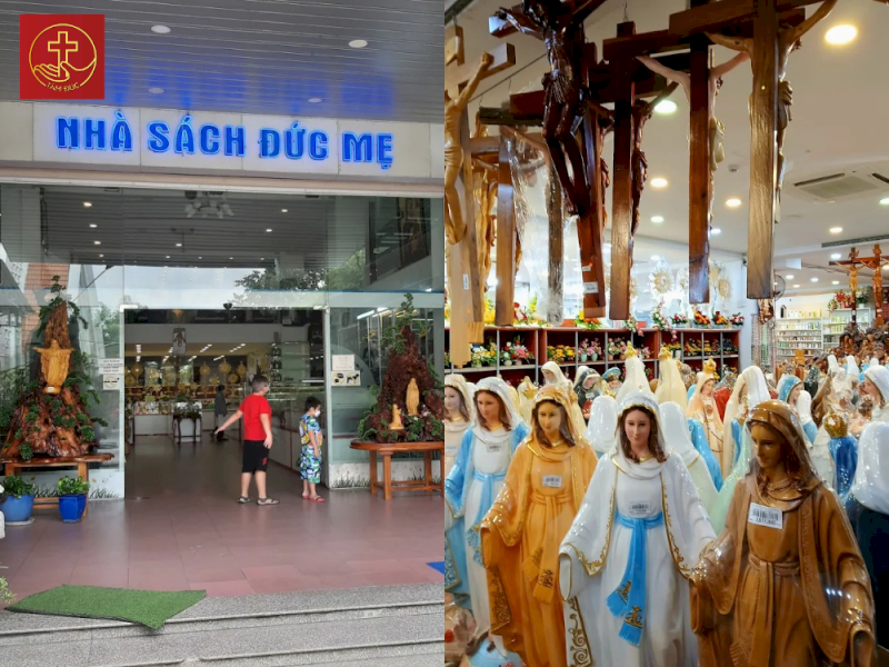 Mua bàn thờ Công giáo Hồ Chí Minh tại nhà sách Đức mẹ