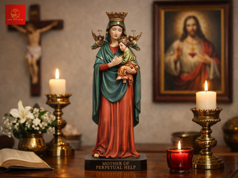 Tượng Đức Mẹ Hằng Cứu Giúp là điểm tựa tâm linh trong gian truân