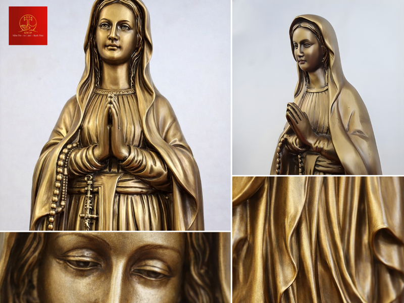 Tượng mạ PVD tạo màu vàng Gold sang trọng tinh xảo