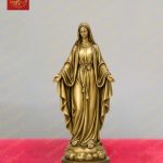 Tượng mẹ Fatima ban ơn bằng Đồng cao 35cm