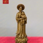 Tượng mẹ La Vang 40cm bằng đồng