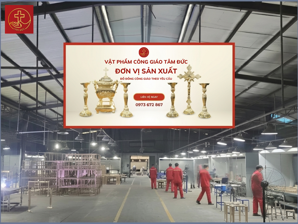 Vật phẩm Công giáo Kim Ân có đội ngũ sản xuất tay nghề cao