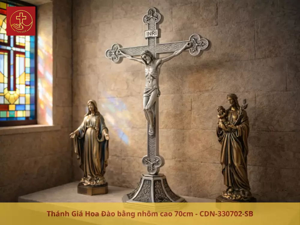 Mẫu Thánh giá Hoa Đào 70cm